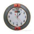 Light Sensor Racing Car Wall Clock, Hourly Chime, Car Racing 3 Rounds Hourly at Daytime